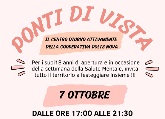 Locandina Ponti di vista evento Pontevigodarzere 7 ottobre 2022